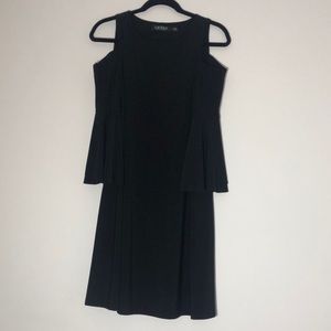 Ralph Lauren Off Shoulder Belle Sleeves Dress